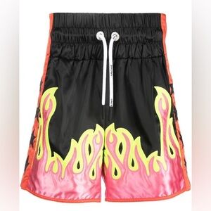Palm Angels | NWT multi-panel knee-length shorts fire starter